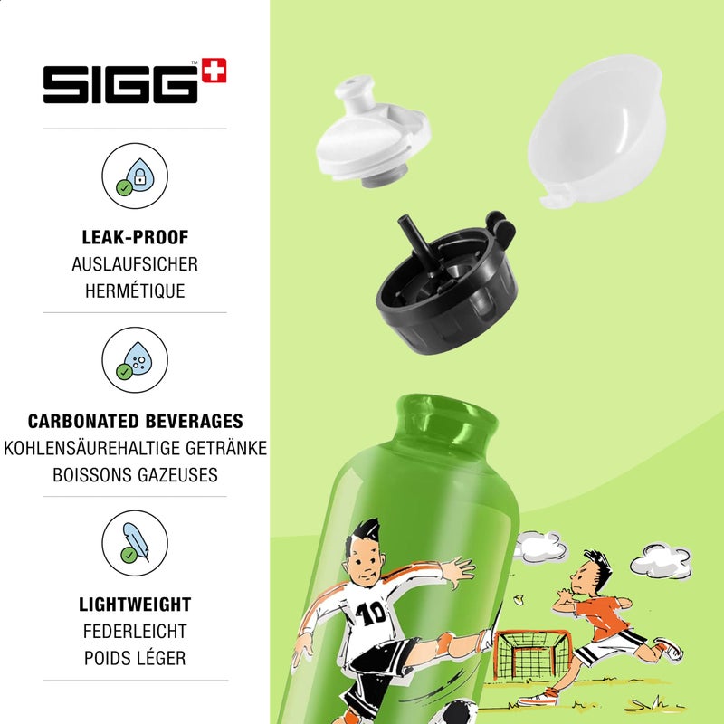 Sigg - Kids Water Bottle - KBT - Made in Switzerland - Leakproof - Lightweight - BPA Free - School & Sports - 14 Oz - Image 3